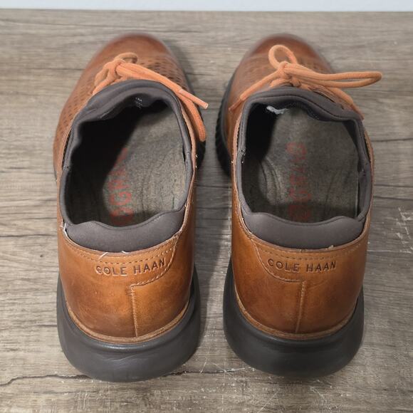 Cole Haan 2.Zerogrand Laser Wingtip Oxfords Men\'s Dress Shoes Size 11 Brown main image 9